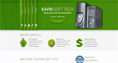 Desktop Screenshot of kavinsofttech.com